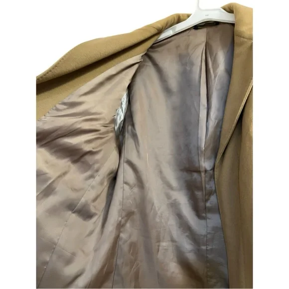 Banana Republic | Camel Colored Wool Cashmere Blend Top Coat - Picture 14 of 16